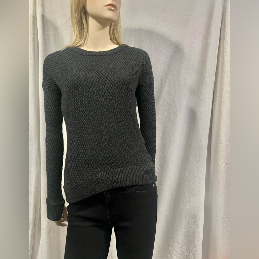 Lululemon Athletica Charcoal Crew Neck Sweater XS